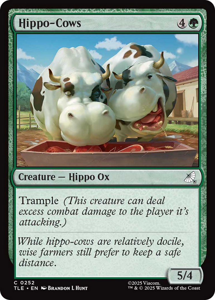 Hippo-Cows [Avatar: The Last Airbender: Eternal-Legal] [Foil]