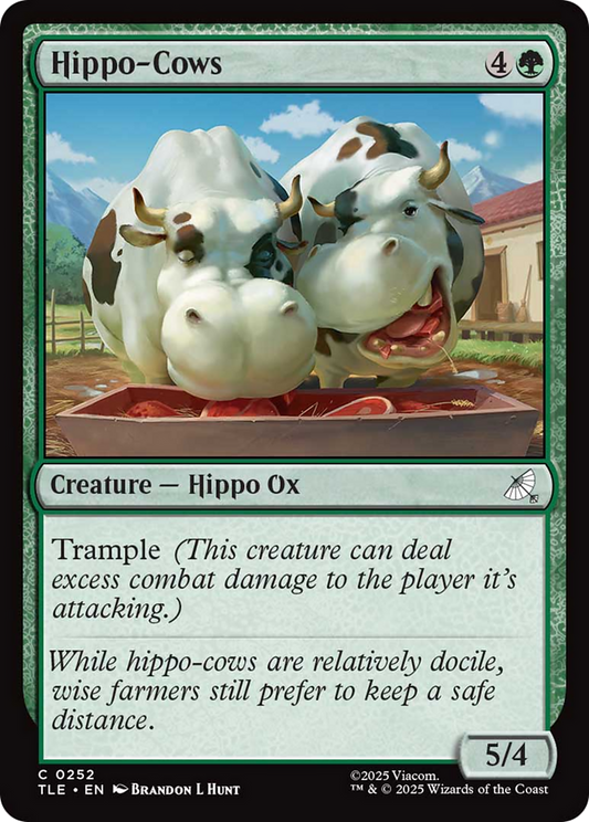 Hippo-Cows [Avatar: The Last Airbender: Eternal-Legal] [Foil]