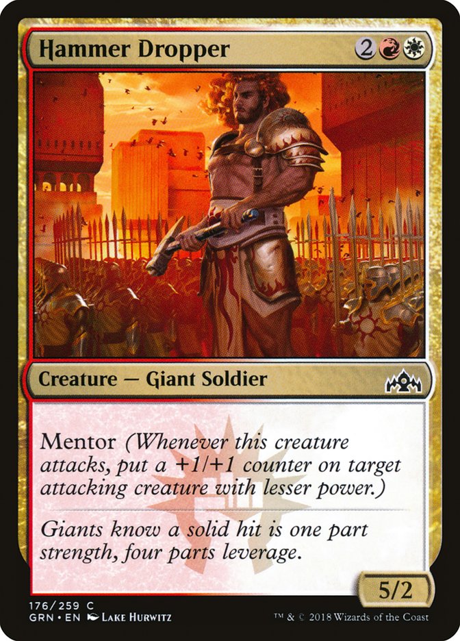 Hammer Dropper [Guilds of Ravnica] [Foil]