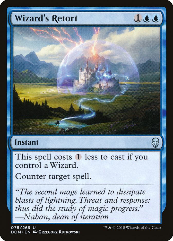 Wizard's Retort [Dominaria] [Foil]