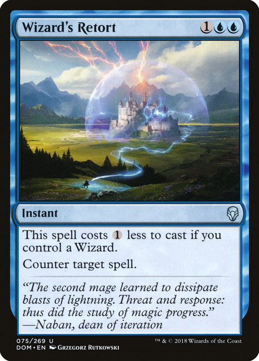 Wizard's Retort [Dominaria] [Foil]