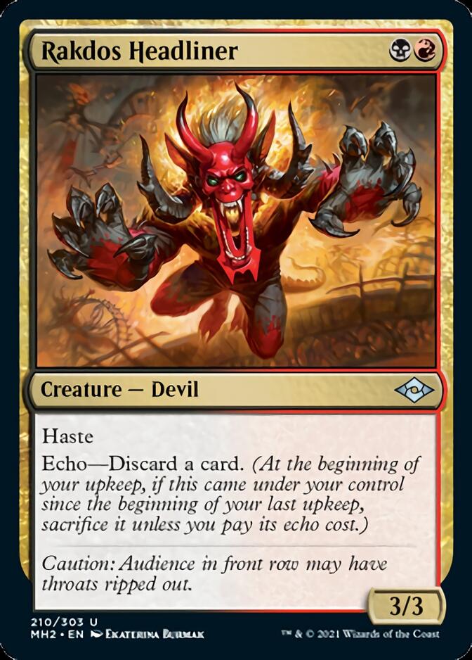 Rakdos Headliner [Modern Horizons 2] [Foil]