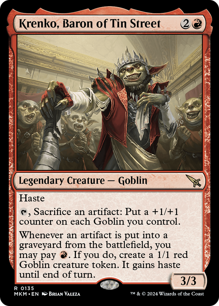 Krenko, Baron of Tin Street [Murders at Karlov Manor] [Foil]