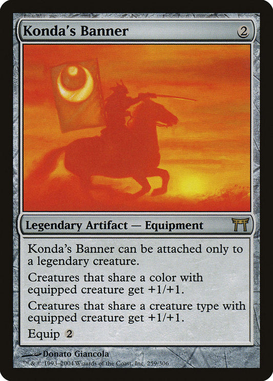 Konda's Banner [Champions of Kamigawa] [Foil]