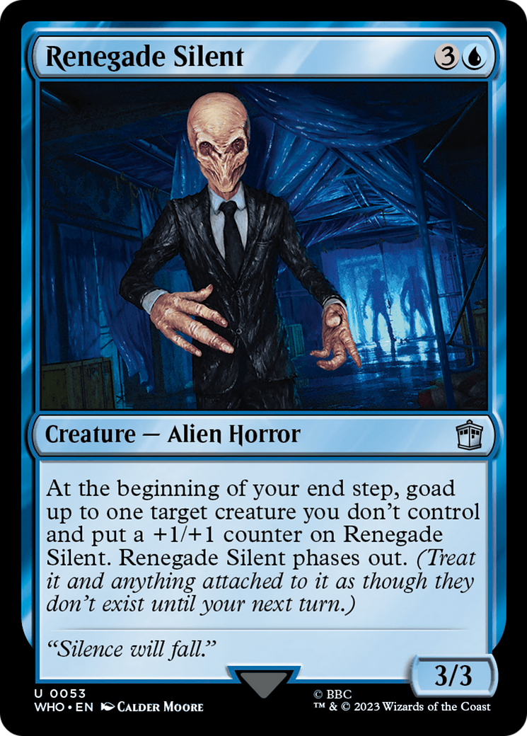 Renegade Silent [Doctor Who] [Foil]