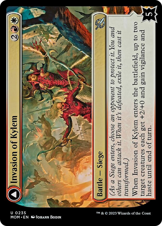 Invasion of Kylem // Valor's Reach Tag Team [March of the Machine] [Foil]