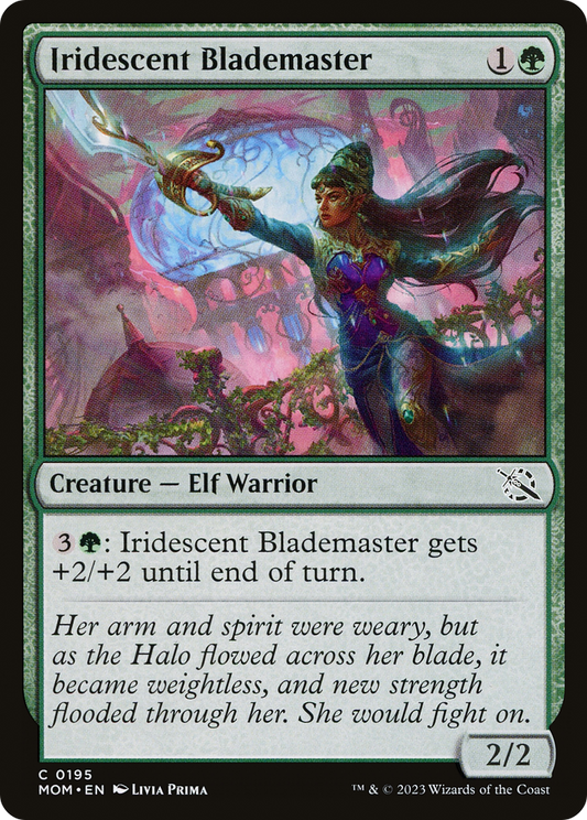Iridescent Blademaster [March of the Machine] [Foil]