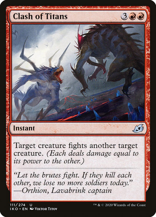 Clash of Titans [Ikoria: Lair of Behemoths] [Foil]