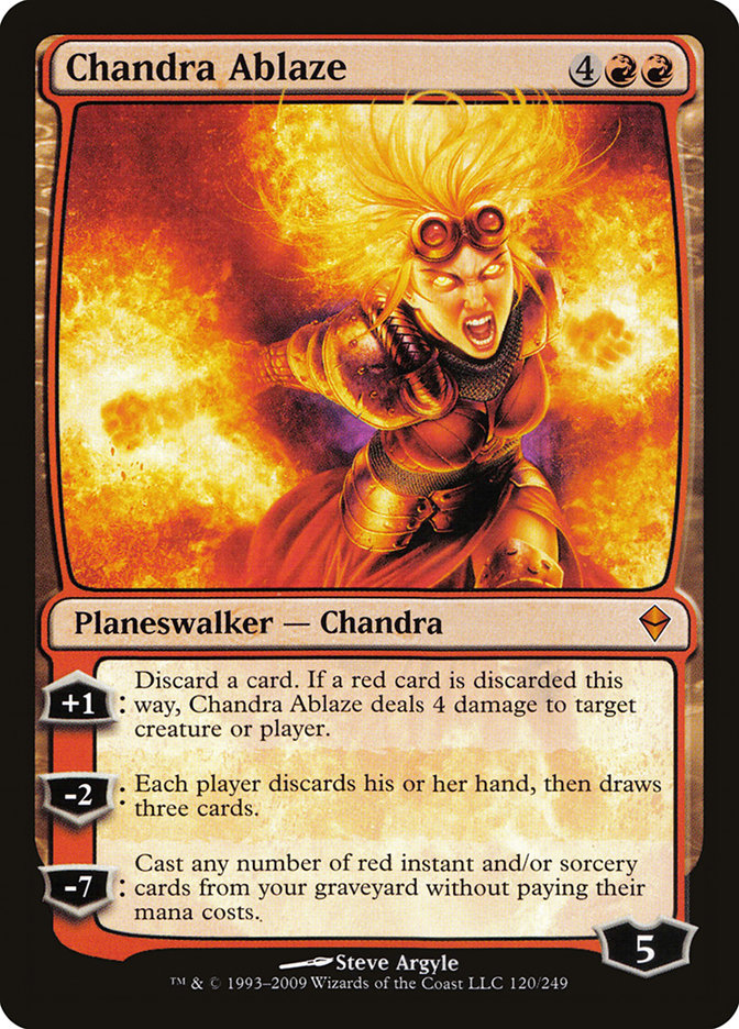 Chandra Ablaze [Zendikar] [Foil]