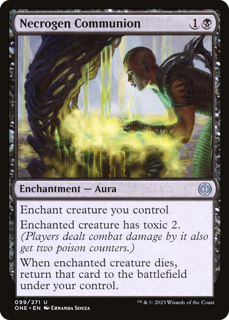 Necrogen Communion [Phyrexia: All Will Be One] [Foil]