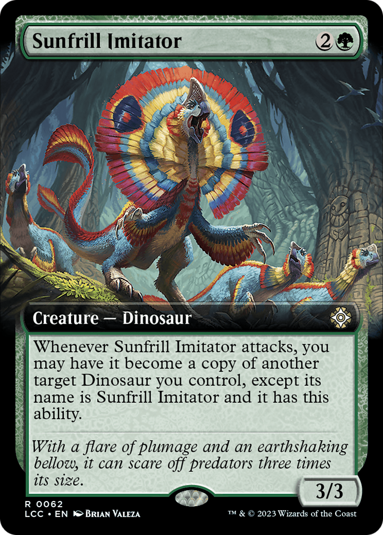 Sunfrill Imitator (Extended Art) [The Lost Caverns of Ixalan Commander] [Foil]