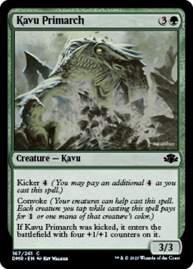 Kavu Primarch [Dominaria Remastered] [Foil]