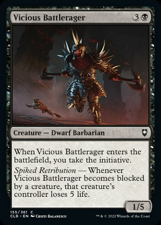 Vicious Battlerager [Commander Legends: Battle for Baldur's Gate] [Foil]
