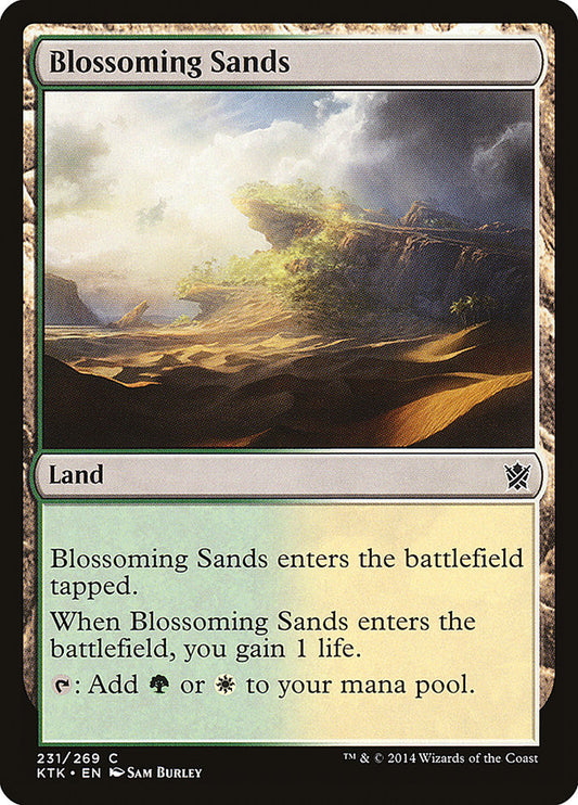 Blossoming Sands [Khans of Tarkir] [Foil]