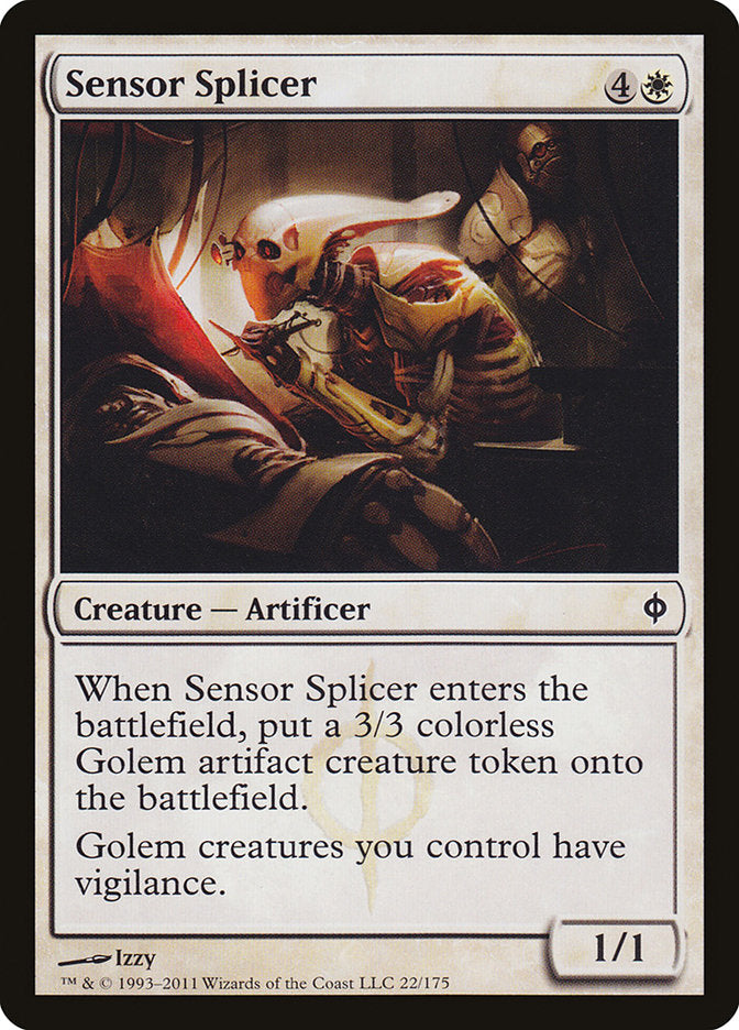 Sensor Splicer [New Phyrexia] [Foil]