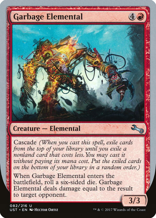 Garbage Elemental (3/3 Creature) [Unstable] [Foil]