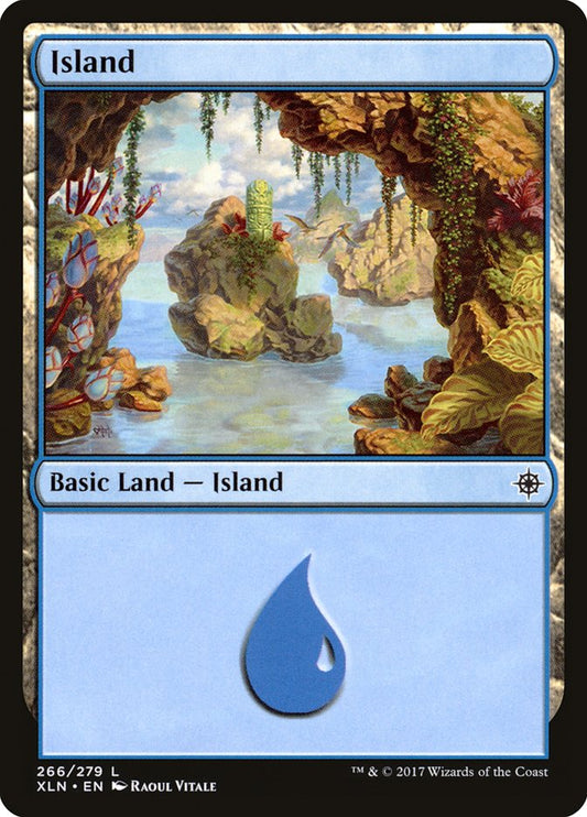 Island (266) [Ixalan] [Foil]