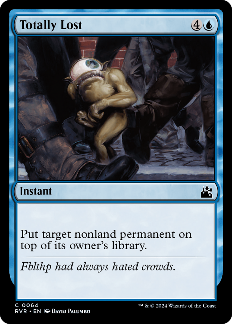 Totally Lost [Ravnica Remastered] [Foil]