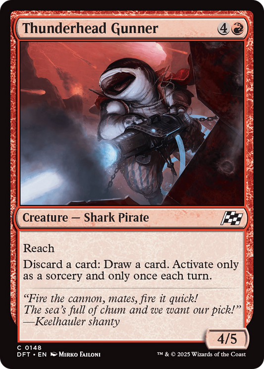 Thunderhead Gunner [Aetherdrift] [Foil]