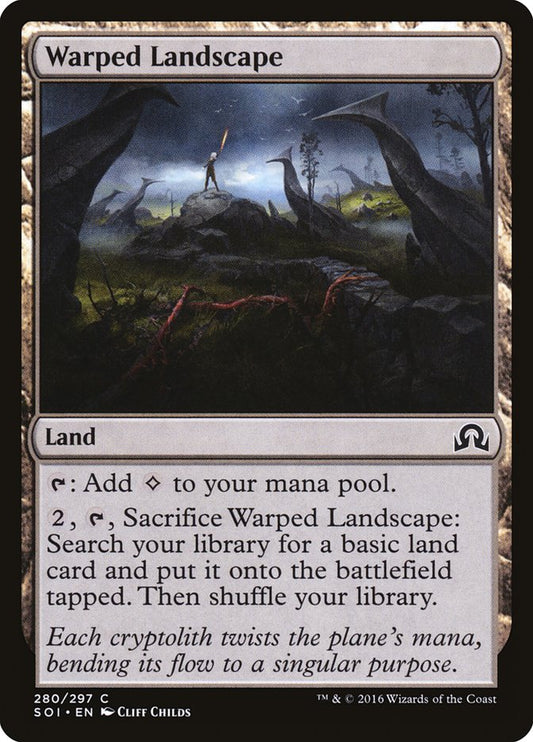 Warped Landscape [Shadows over Innistrad] [Foil]