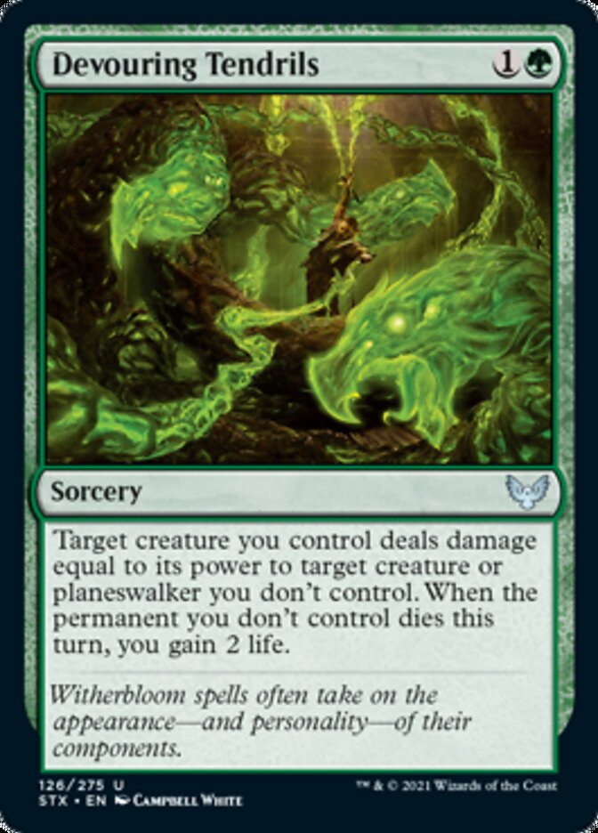 Devouring Tendrils [Strixhaven: School of Mages] [Foil]