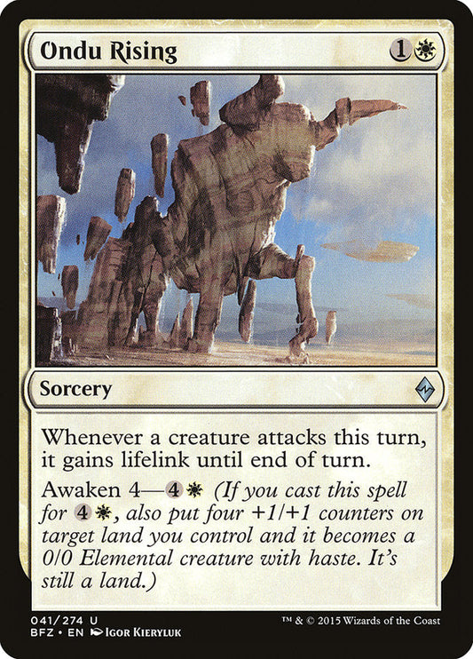 Ondu Rising [Battle for Zendikar] [Foil]