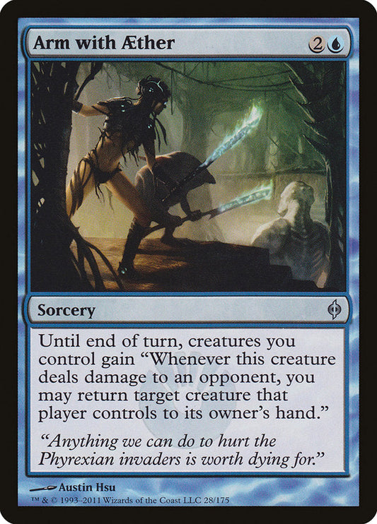 Arm with Aether [New Phyrexia] [Foil]