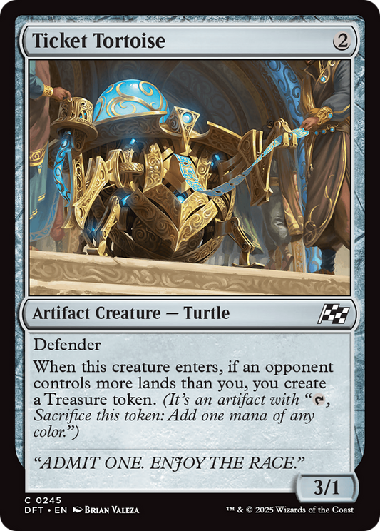 Ticket Tortoise [Aetherdrift] [Foil]