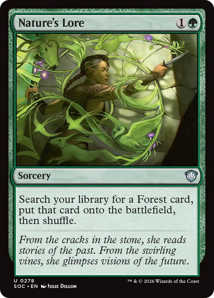 Nature's Lore [Secrets of Strixhaven Commander] [Foil]