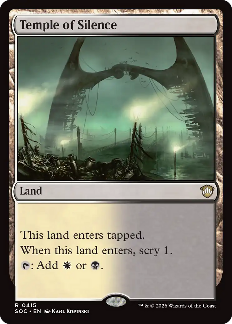 Temple of Silence [Secrets of Strixhaven Commander] [Foil]