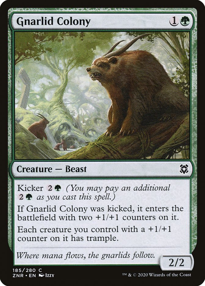 Gnarlid Colony [Zendikar Rising] [Foil]