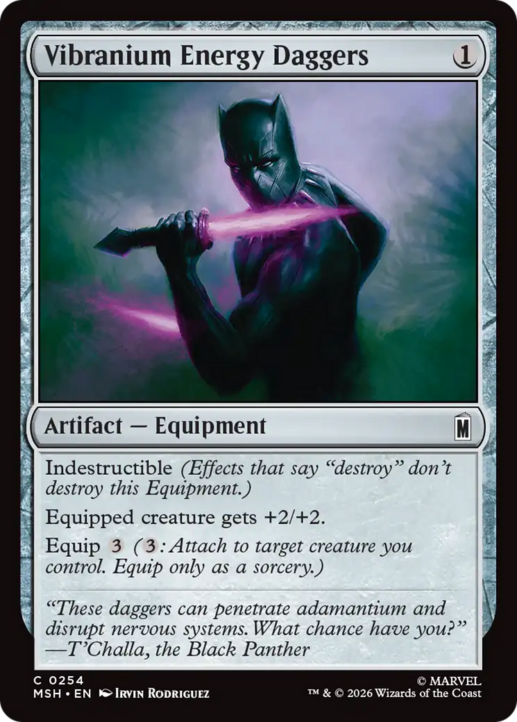 Vibranium Energy Daggers [Marvel Super Heroes]