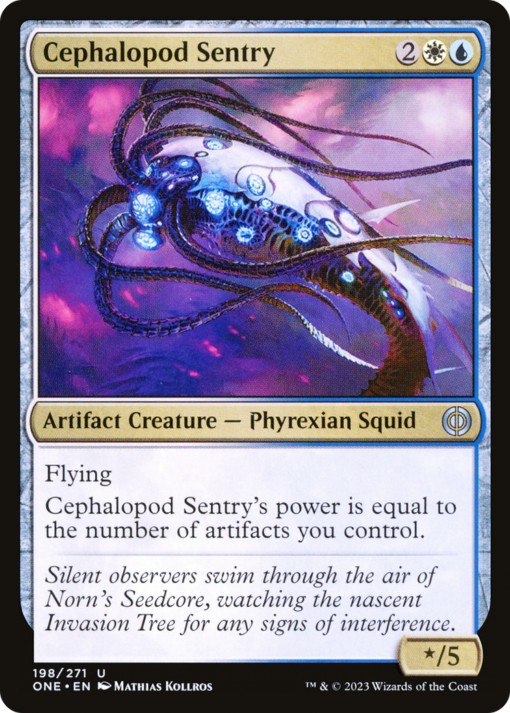 Cephalopod Sentry [Phyrexia: All Will Be One] [Foil]