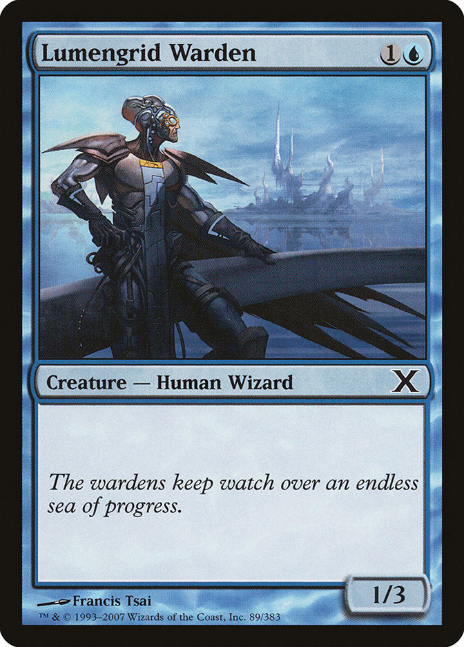 Lumengrid Warden [Tenth Edition] [Foil]