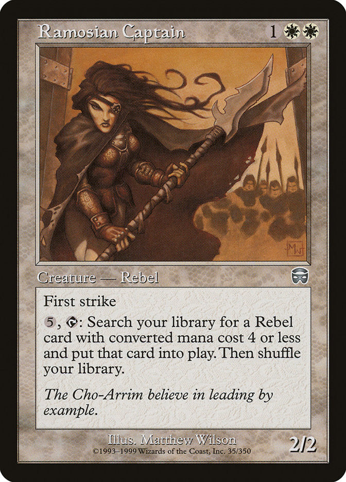 Ramosian Captain [Mercadian Masques] [Foil]