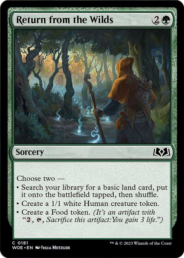Return from the Wilds [Wilds of Eldraine] [Foil]