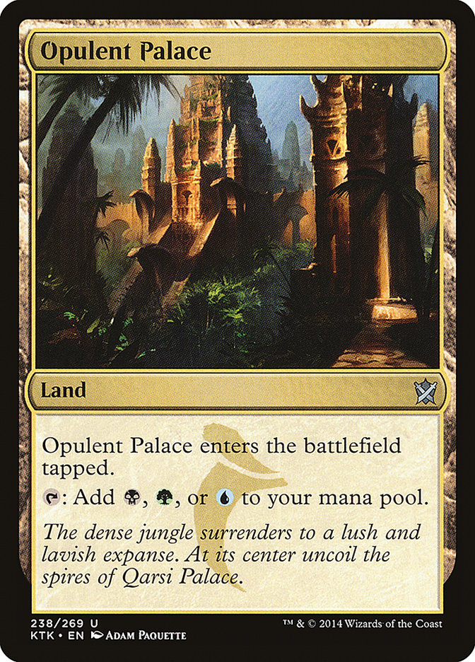 Opulent Palace [Khans of Tarkir] [Foil]