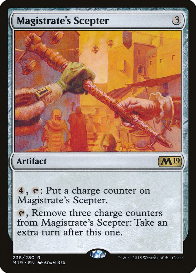 Magistrate's Scepter [Core Set 2019] [Foil]