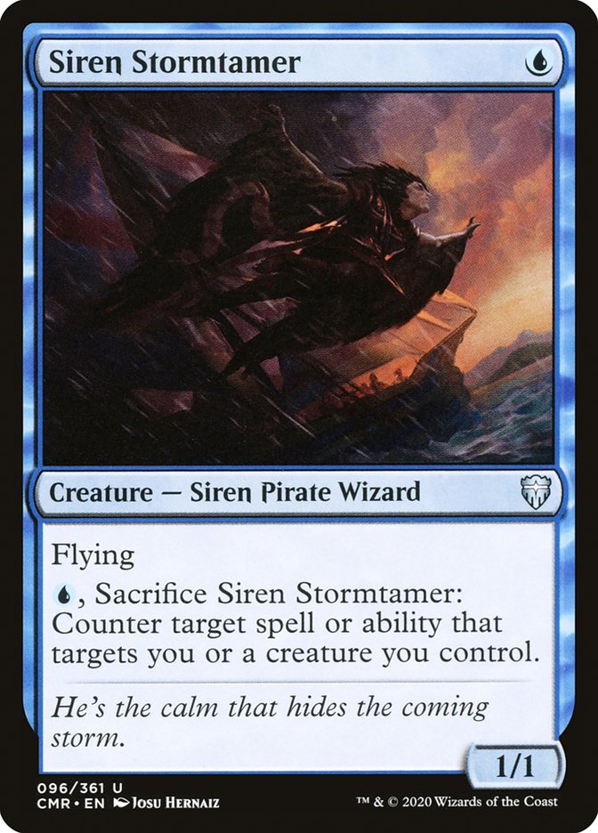 Siren Stormtamer [Commander Legends] [Foil]
