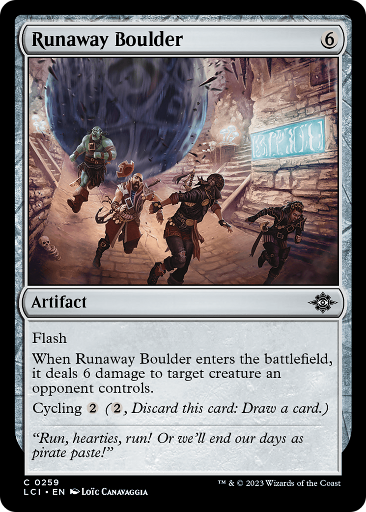 Runaway Boulder [The Lost Caverns of Ixalan] [Foil]