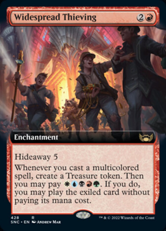 Widespread Thieving (Extended Art) [Streets of New Capenna] [Foil]