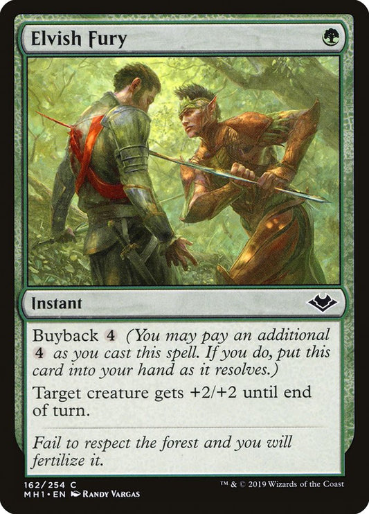 Elvish Fury [Modern Horizons] [Foil]