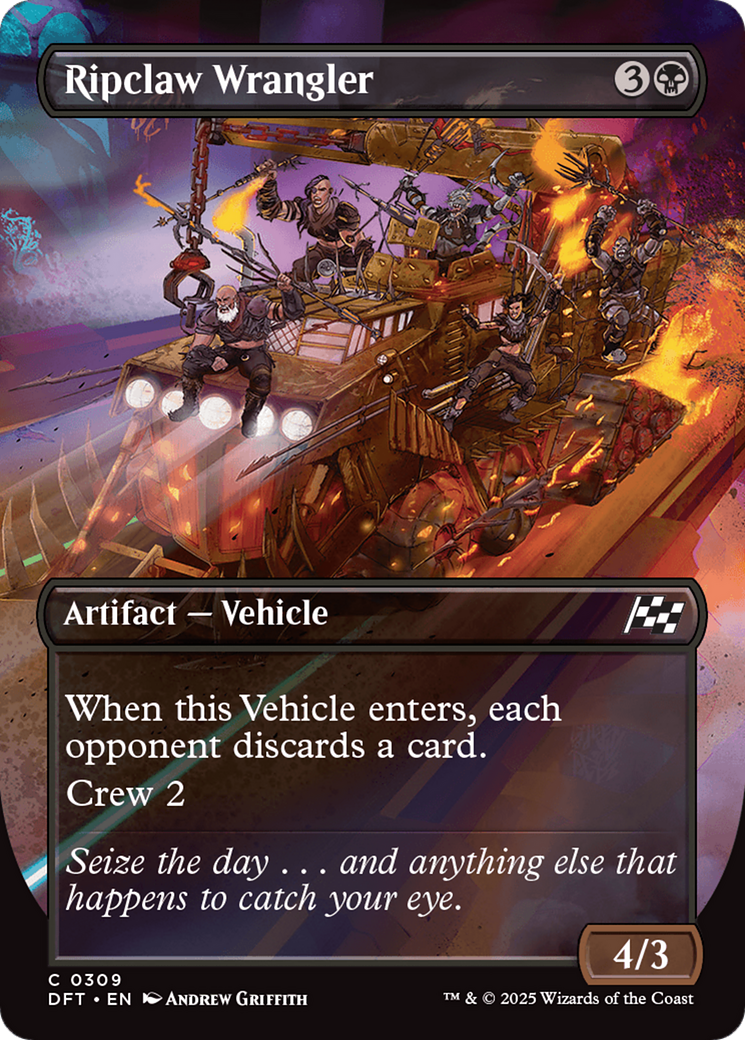 Ripclaw Wrangler (Borderless) [Aetherdrift] [Foil]