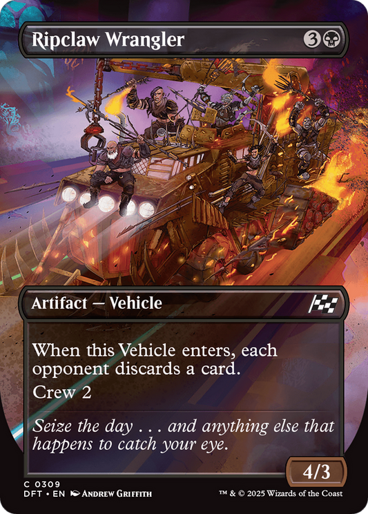 Ripclaw Wrangler (Borderless) [Aetherdrift] [Foil]