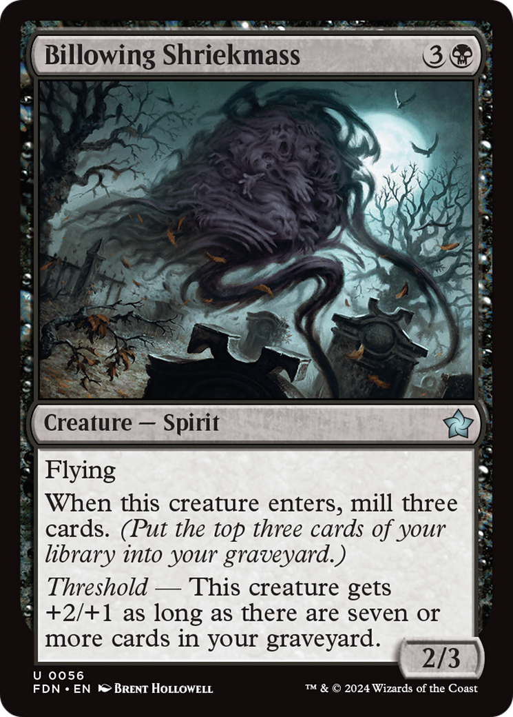Billowing Shriekmass [Foundations] [Foil]