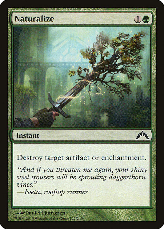 Naturalize [Gatecrash] [Foil]