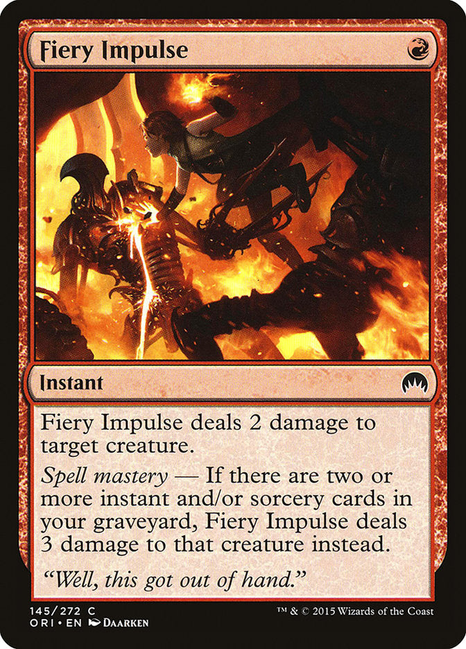 Fiery Impulse [Magic Origins] [Foil]