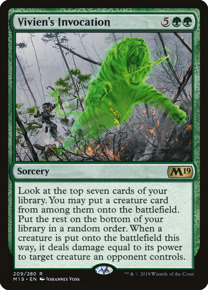 Vivien's Invocation [Core Set 2019] [Foil]
