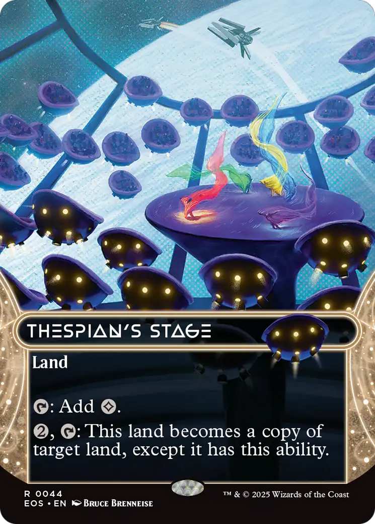 Thespian's Stage (0044) (Borderless) [Edge of Eternities: Stellar Sights] [Foil]