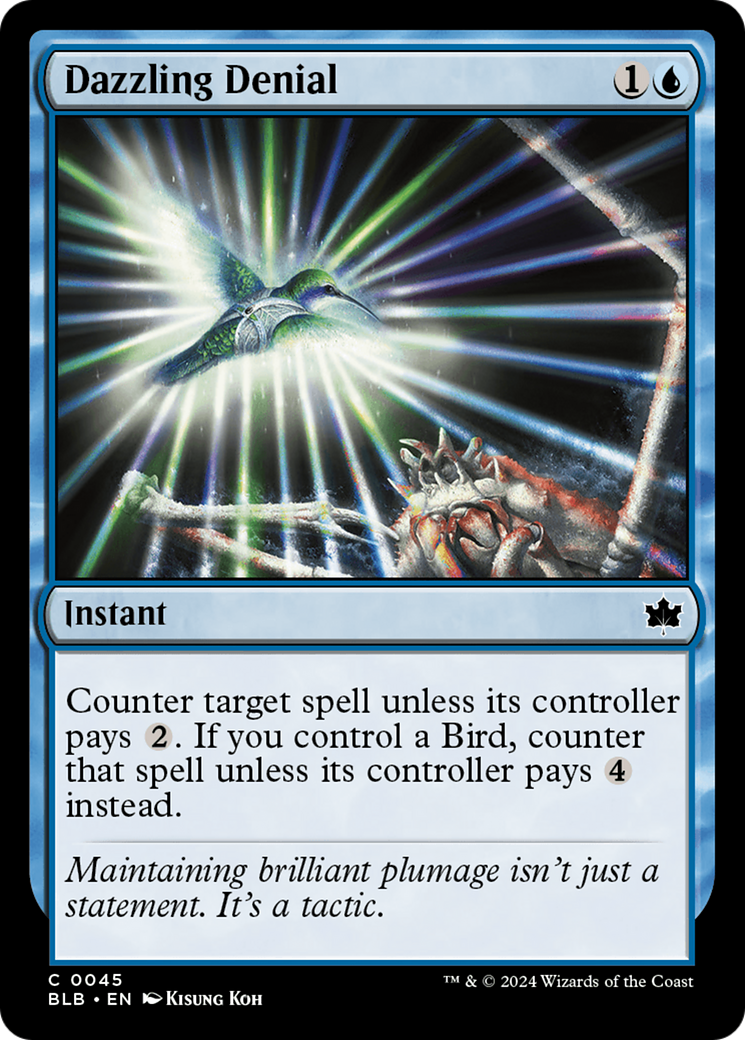 Dazzling Denial [Bloomburrow] [Foil]